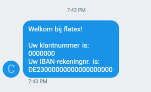 SMS Flatex.nl