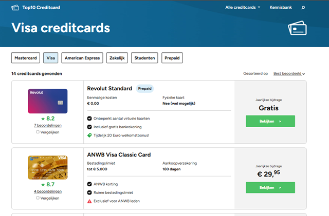 top10creditcards.nl